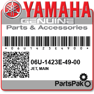 Yamaha 06U-1423E-49-00 Jet, Main; New # 620-1423E-49-00