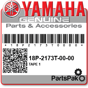 Yamaha 18P-2173T-00-00 Tape 1; 18P2173T0000