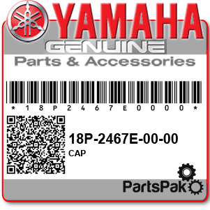 Yamaha 18P-2467E-00-00 Cap; 18P2467E0000