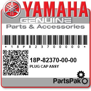 Yamaha 18P-82370-00-00 Plug Cap Assembly; 18P823700000