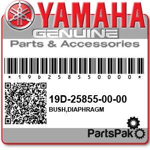Yamaha 19D-25855-00-00 Bush, Diaphragm; 19D258550000
