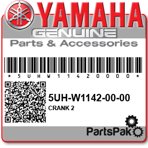 Yamaha 5UH-W1142-00-00 Crank 2; 5UHW11420000