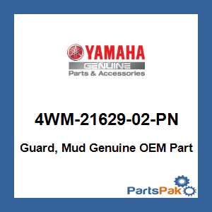 Yamaha 4WM-21629-02-PN Guard, Mud; 4WM2162902PN