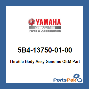 Yamaha 5B4-13750-01-00 Throttle Body Assy; 5B4137500100