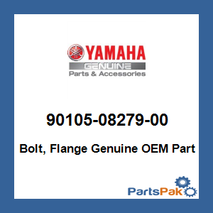 Yamaha 90105-08279-00 Bolt, Flange; 901050827900