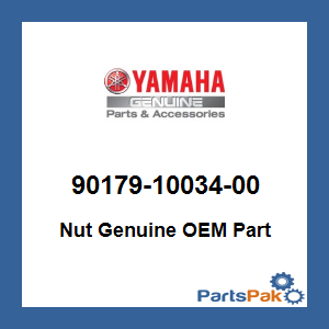 Yamaha 90179-10034-00 Nut; 901791003400