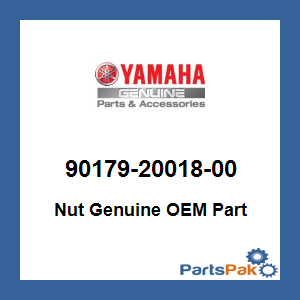 Yamaha 90179-20018-00 Nut; 901792001800