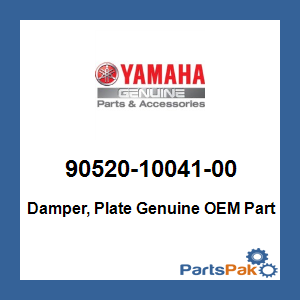 Yamaha 90520-10041-00 Damper, Plate; 905201004100
