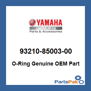 Yamaha 93210-85003-00 O-Ring; 932108500300