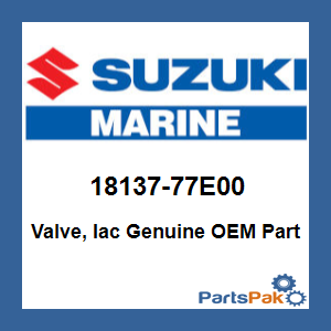 Suzuki 18137-77E00 Valve, IAC (Idle Air Control) ; 18137-77E00-000