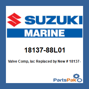 Suzuki 18137-88L01 Valve Complete, IAC (Idle Air Control) ; New # 18137-88L02