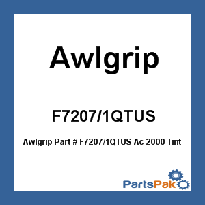 Awlgrip F7207/1QTUS; Awlcraft 2000 Tint Base Yellow Red (Quart)