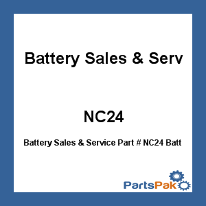 Battery Sales & Service NC24; Batt Wet 12V Deep Cycle