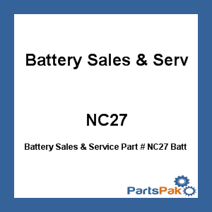 Battery Sales & Service NC27; Batt 12V Deep Cycle630Cc