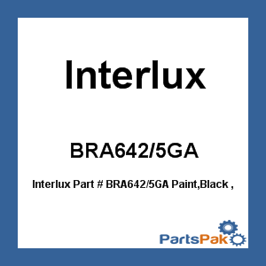 Interlux BRA642/5GA; Paint,Black ,Interspeed 640