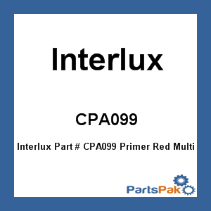 Interlux CPA099; Primer Red Multi Purpose