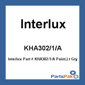 Interlux KHA302/1/A; Paint,Lt Gry Anti Corr