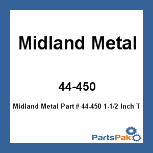 Midland Metal 44-450; 1-1/2 Inch To1-1/4 Inch Red.Coupling