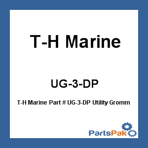 T-H Marine UG-3-DP; Utility Gromm Black (Pr)
