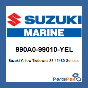 Suzuki 990A0-99010-YEL Suzuki Yellow Tiedowns 22-45480