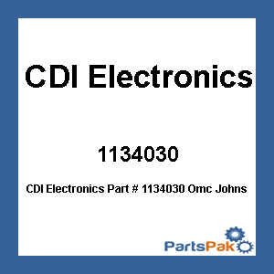 CDI Electronics 1134030; OMC Johnson Evinrude Looper Cd4/8 Al5800