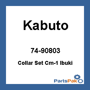Kabuto 74-90803; Collar Set Cm-1 Ibuki
