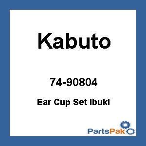 Kabuto 74-90804; Ear Cup Set Ibuki