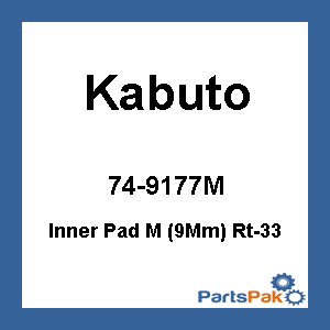 Kabuto 74-9177M; Inner Pad M (9Mm) Rt-33