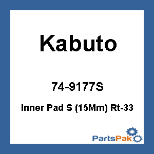 Kabuto 74-9177S; Inner Pad S (15Mm) Rt-33