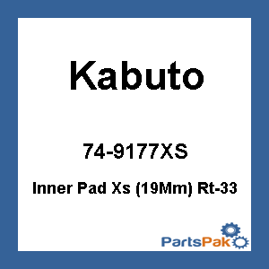 Kabuto 74-9177XS; Inner Pad Xs (19Mm) Rt-33