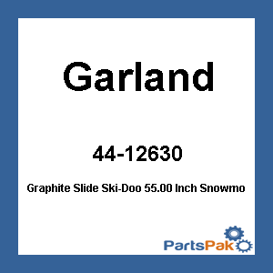 Garland 44-12630; Graphite Slide Fits Ski-Doo 55.00 Inch Snowmobile