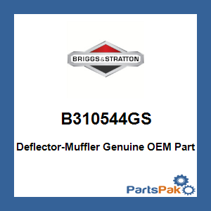 Briggs & Stratton B310544GS Deflector-Muffler