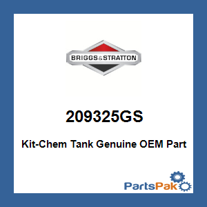 Briggs & Stratton 209325GS Kit-Chem Tank