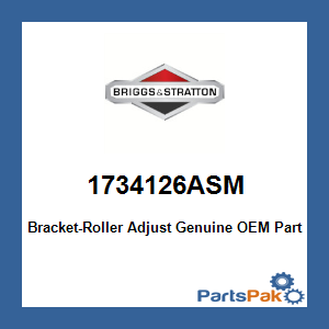 Briggs & Stratton 1734126ASM Bracket-Roller Adjust