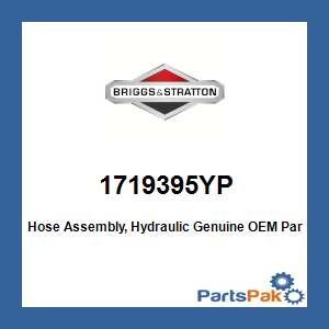 Briggs & Stratton 1719395YP Hose Assembly, Hydraulic