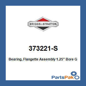 Briggs & Stratton 373221-S Bearing, Flangette Assembly 1.25