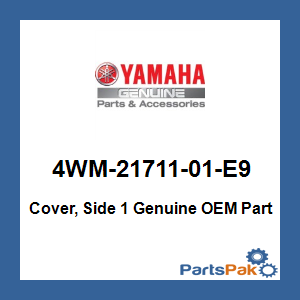 Yamaha 4WM-21711-01-E9 Cover, Side 1; 4WM2171101E9