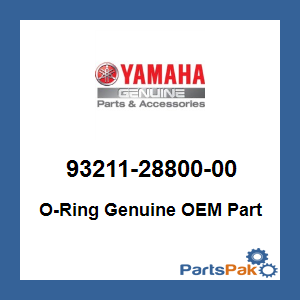Yamaha 93211-28800-00 O-Ring; 932112880000