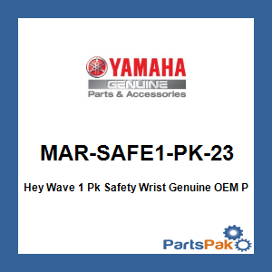 Yamaha MAR-SAFE1-PK-23 Hey Wave 1 Pk Safety Wrist; MARSAFE1PK23