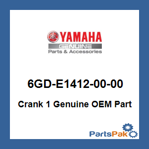 Yamaha 6GD-E1412-00-00 Crank 1; 6GDE14120000