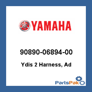 Yamaha 90890-06894-00 Ydis 2 Harness, Ad; 908900689400
