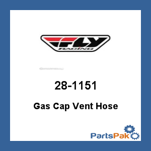 Fly Racing 28-1151; Gas Cap Vent Hose