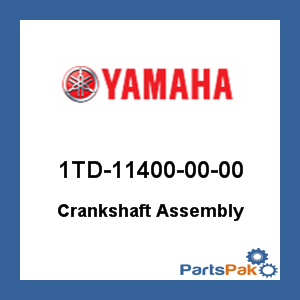 Yamaha 1TD-11400-00-00 Crankshaft Assembly; New # 1TD-11400-02-00