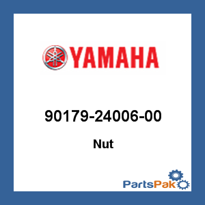Yamaha 90179-24006-00 Nut; 901792400600