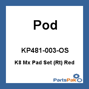 Pod KP481-003-OS; K8 Pad Set Blue (Right)