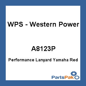 WPS - Western Power Sports A8123P; Performance Lanyard Fits Yamaha Red
