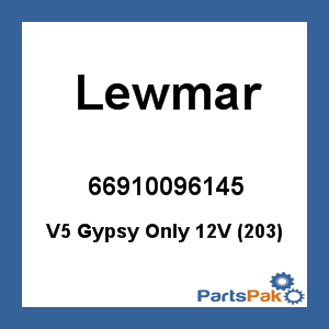 Lewmar 66910096145; V5 Gypsy Only 12V (203)