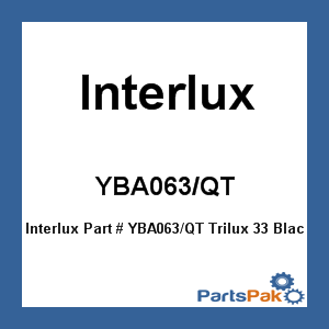 Interlux YBA063/QT; Trilux 33 Black Quart