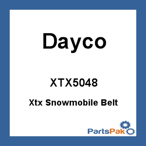 Dayco XTX5048; Xtx Snowmobile Belt