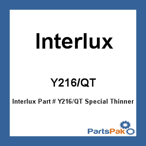 Interlux Y216/QT; Special Thinner